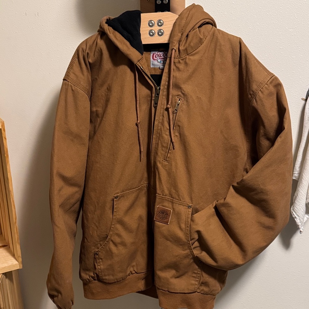 Cowboy Work Wear Heavy Duty Canvas Duck Jacket Coat Men’s XL